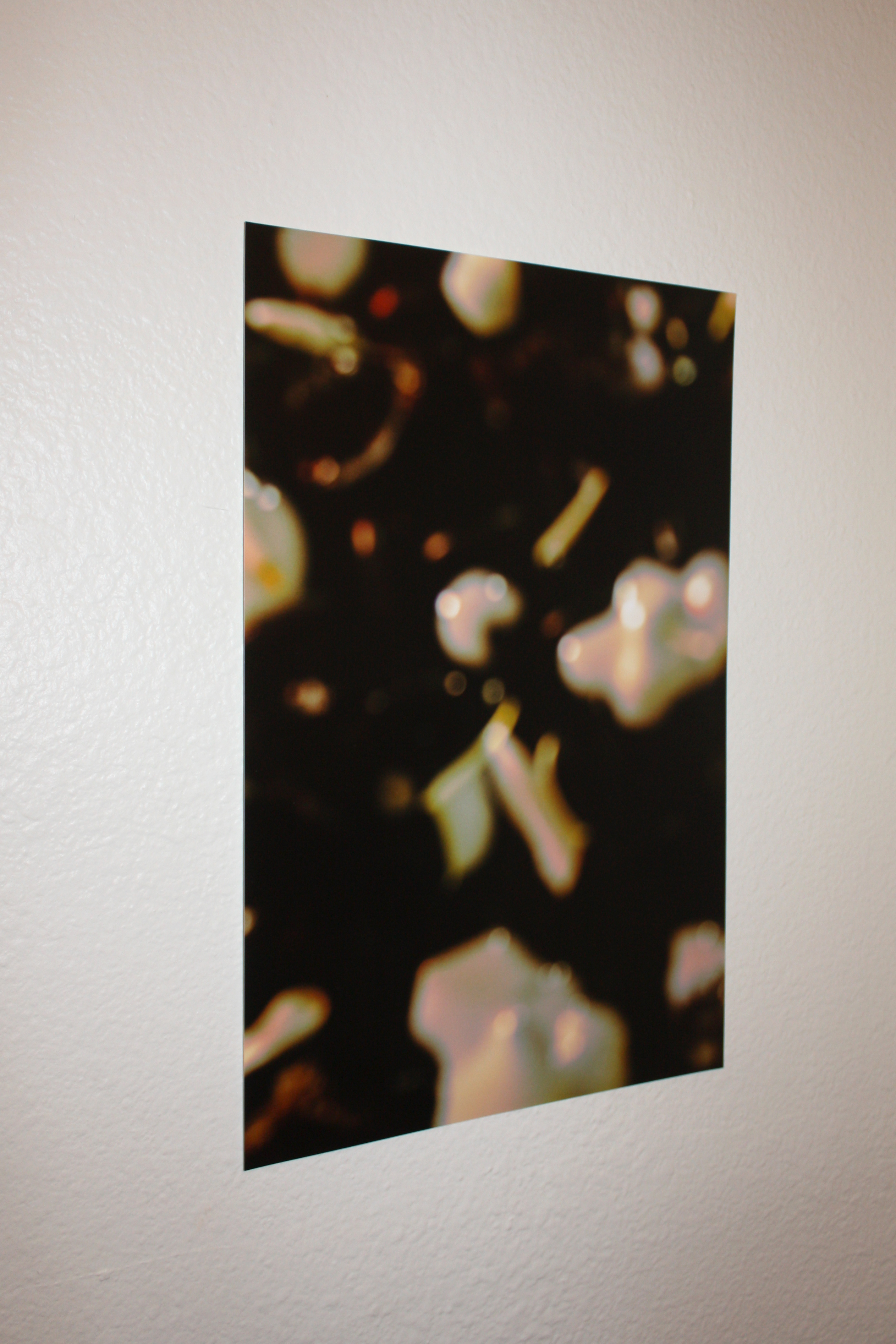 Detail of an abstract photo print